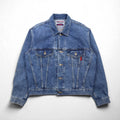 Wrangler 90年代 日本製 デニムジャケット Gジャン L インディゴ M4900-00 短丈