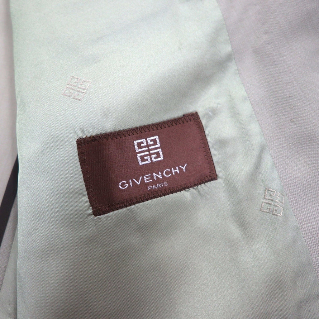 GIVENCHY anni '80 Old Blazer doppiopetto in lana beige con bottoni in metallo taglia M, Made in Japan