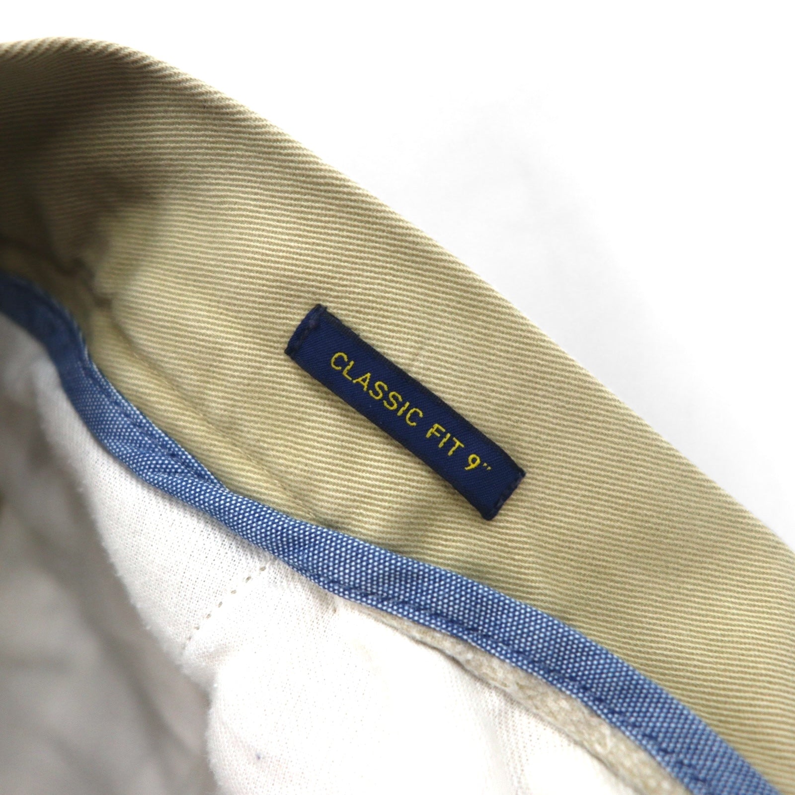 POLO RALPH LAUREN Pantaloncini Chino Classici L Beige Cotone