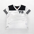 Y-3 (YOHJI YAMAMOTO × adidas) maglia da gioco S, nero, bianco, raso, poliestere, uniforme