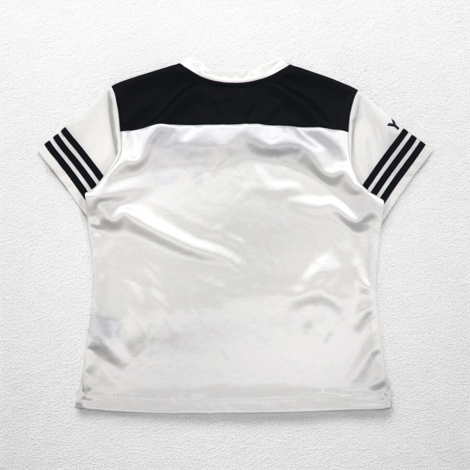 Y-3 (YOHJI YAMAMOTO × adidas) maglia da gioco S, nero, bianco, raso, poliestere, uniforme