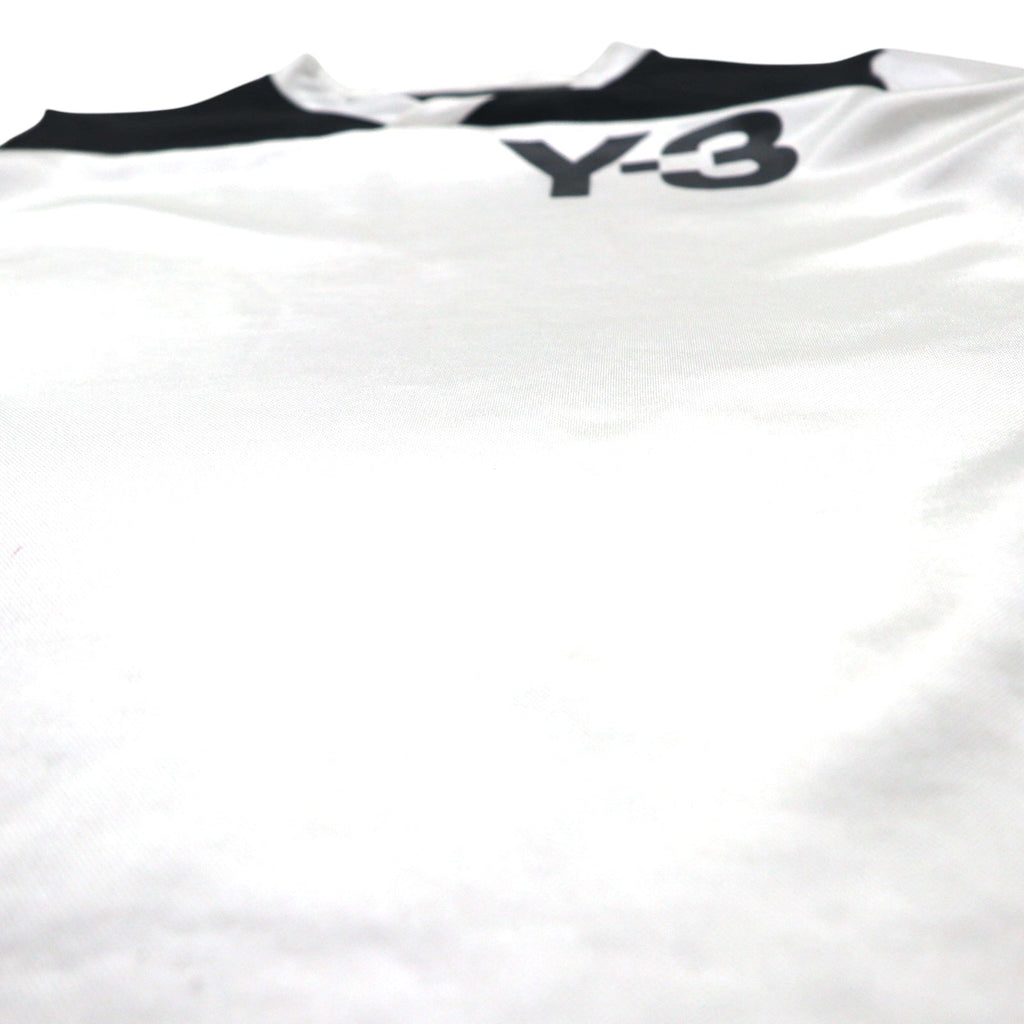Y-3 (YOHJI YAMAMOTO × adidas) maglia da gioco S, nero, bianco, raso, poliestere, uniforme
