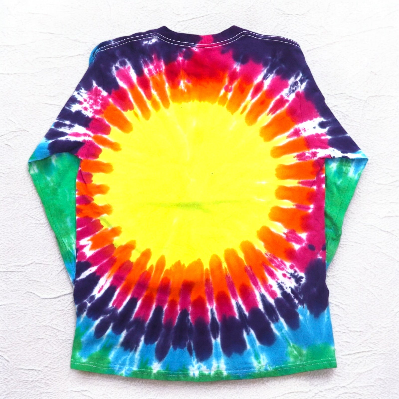 GRATEFUL DEAD T-shirt a maniche lunghe Tie-Dye con orso danzante, taglia M, multicolore, marca DELTA, Grateful Dead