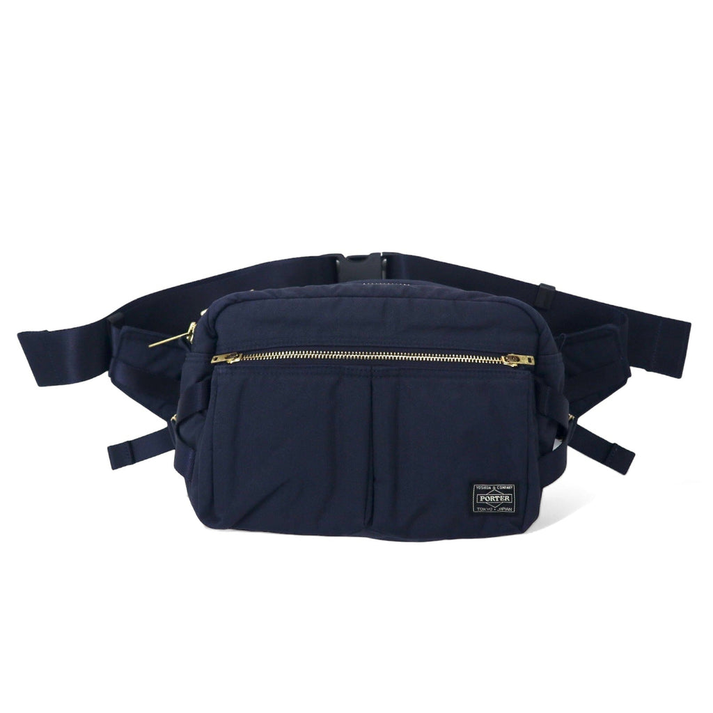 PORTER DRAFT WAIST BAG Borsa da cintura Nylon Blu Navy Fatto in Giappone