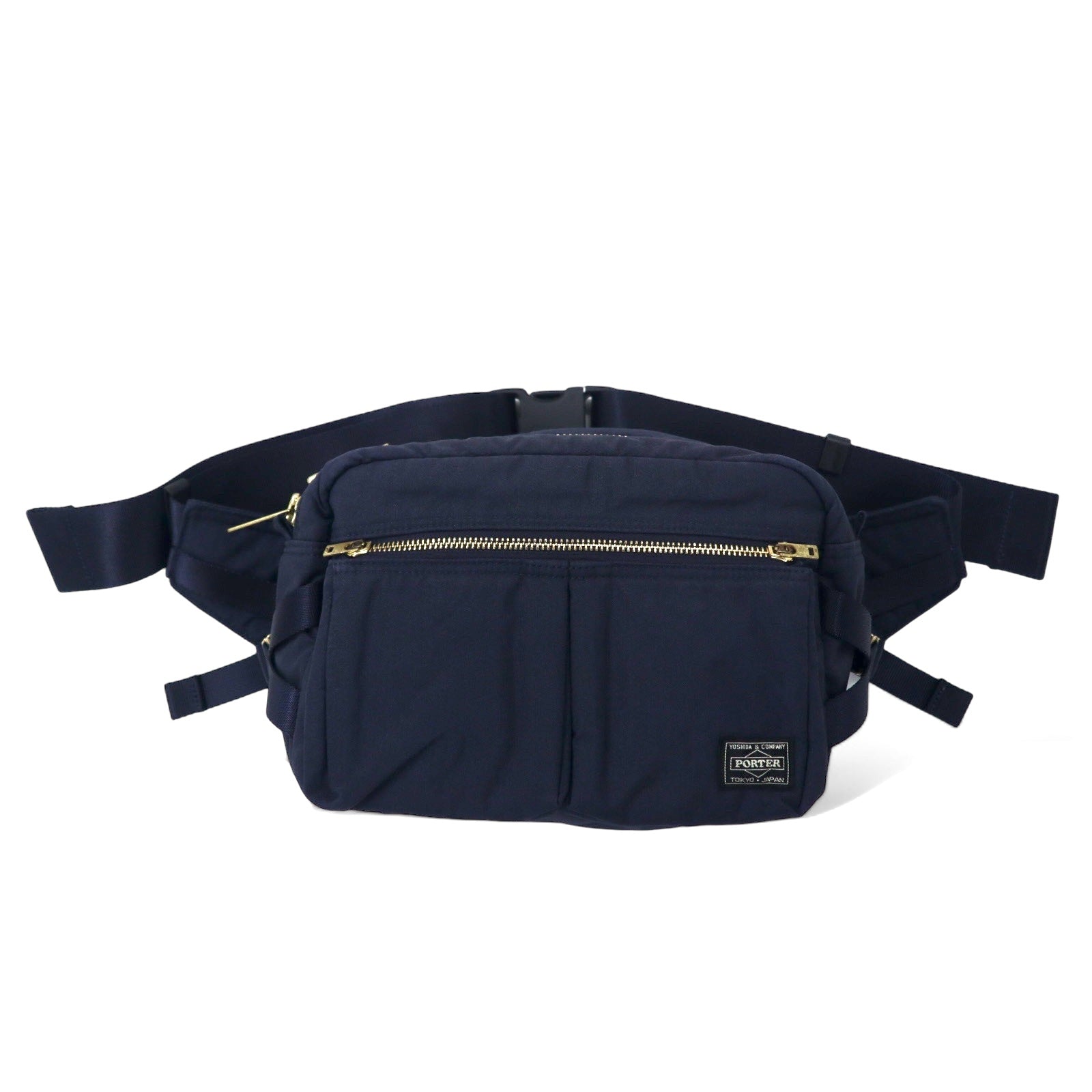 PORTER DRAFT WAIST BAG Borsa da cintura Nylon Blu Navy Fatto in Giappone
