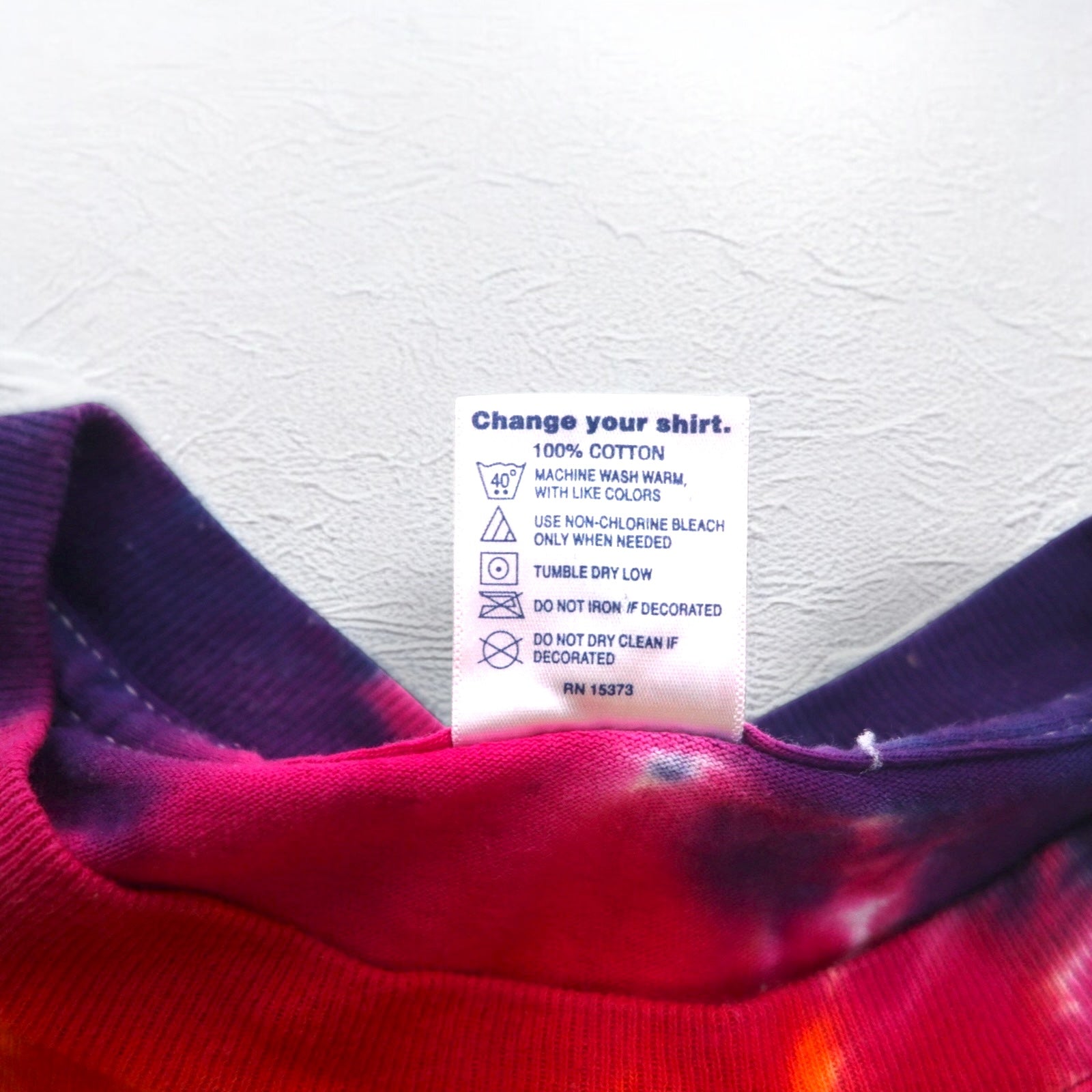 GRATEFUL DEAD T-shirt a maniche lunghe Tie-Dye con orso danzante, taglia M, multicolore, marca DELTA, Grateful Dead