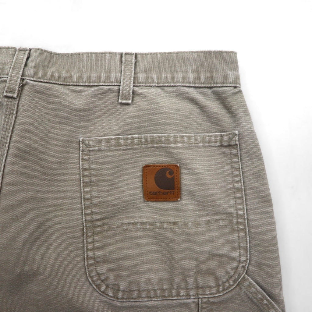 carhartt ウォッシュド ダック ペインターパンツ XL ベージュ コットン B11DES