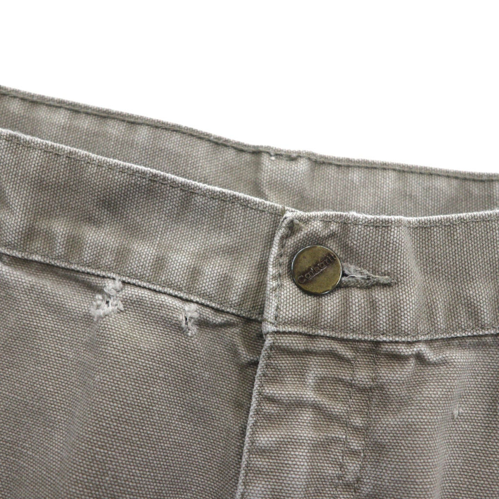 carhartt ウォッシュド ダック ペインターパンツ XL ベージュ コットン B11DES
