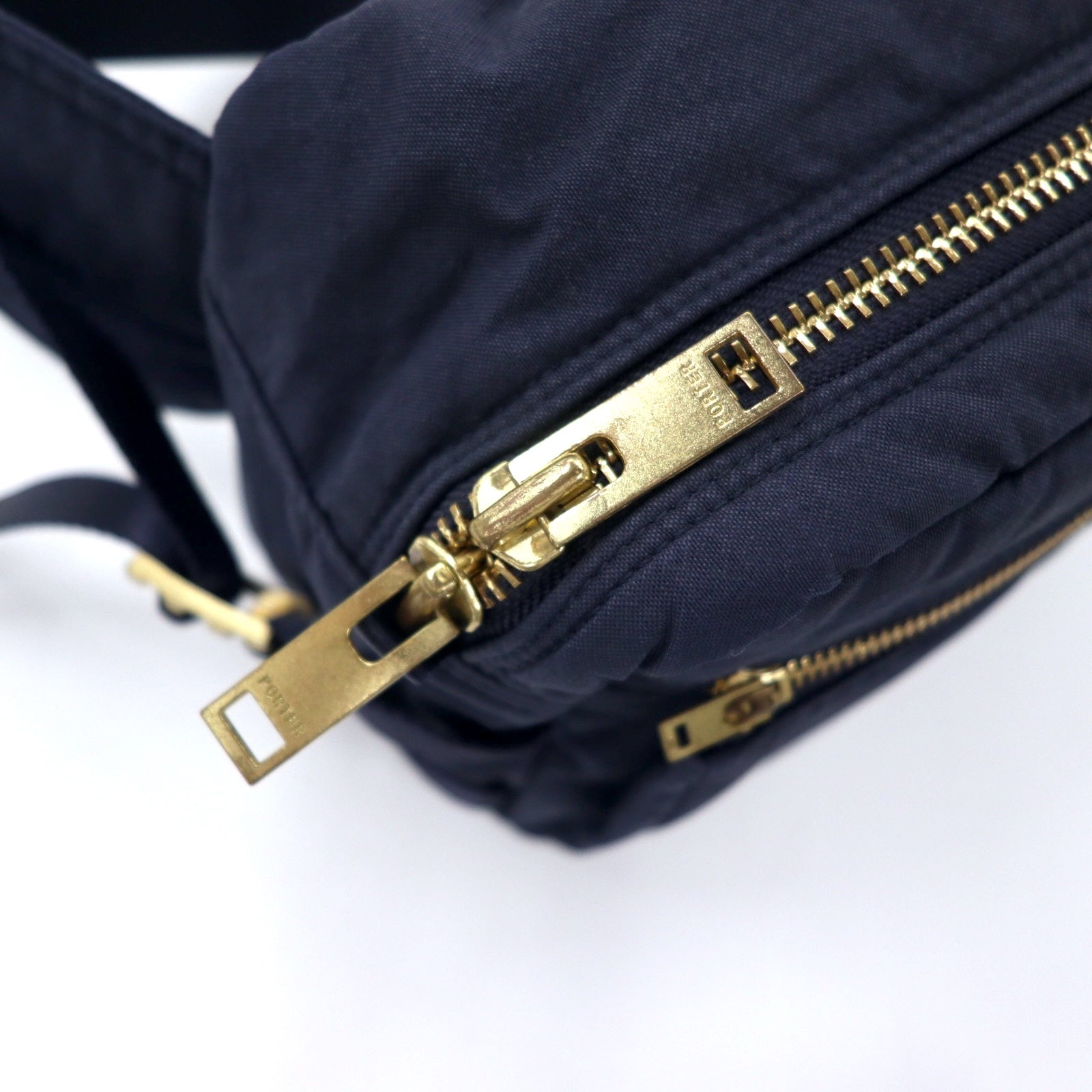 PORTER DRAFT WAIST BAG Borsa da cintura Nylon Blu Navy Fatto in Giappone