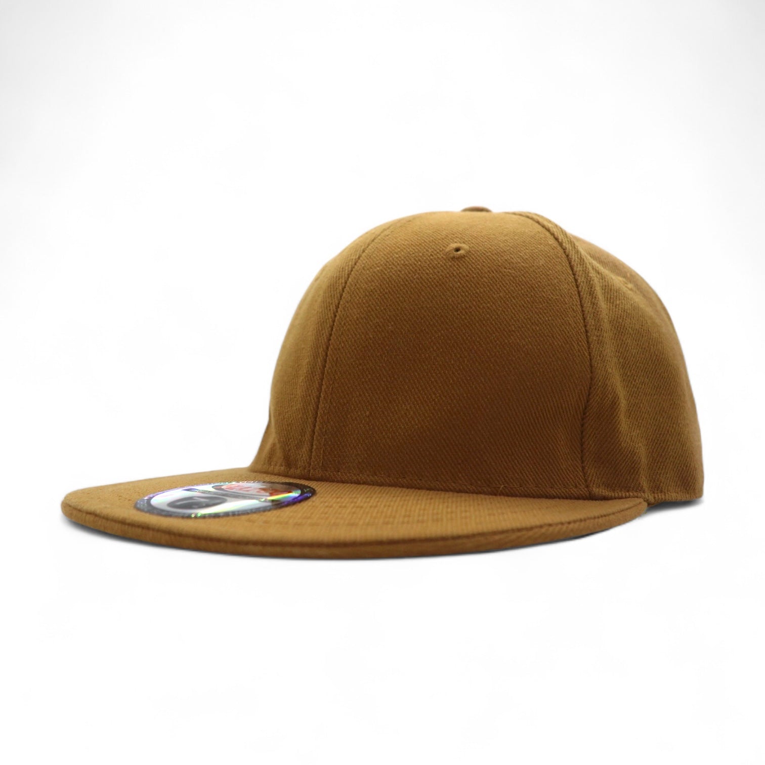 Cappellino da baseball HATCO PREMIUM ORIGINAL FLAT, 59,6 cm, cammello, acrilico