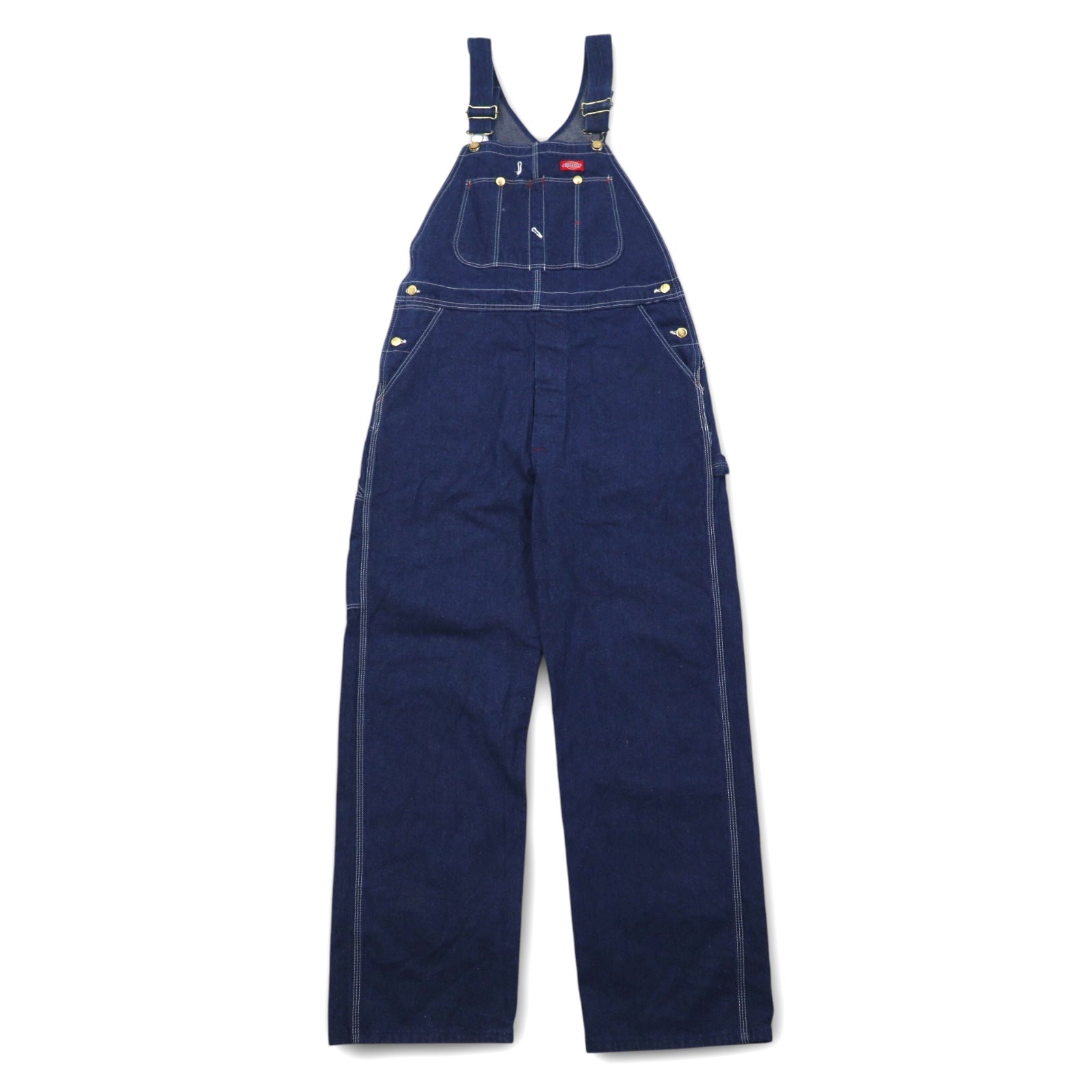 Dickies Anni '90 Salopette Denim da Pittore Made in USA XL Indaco Blu