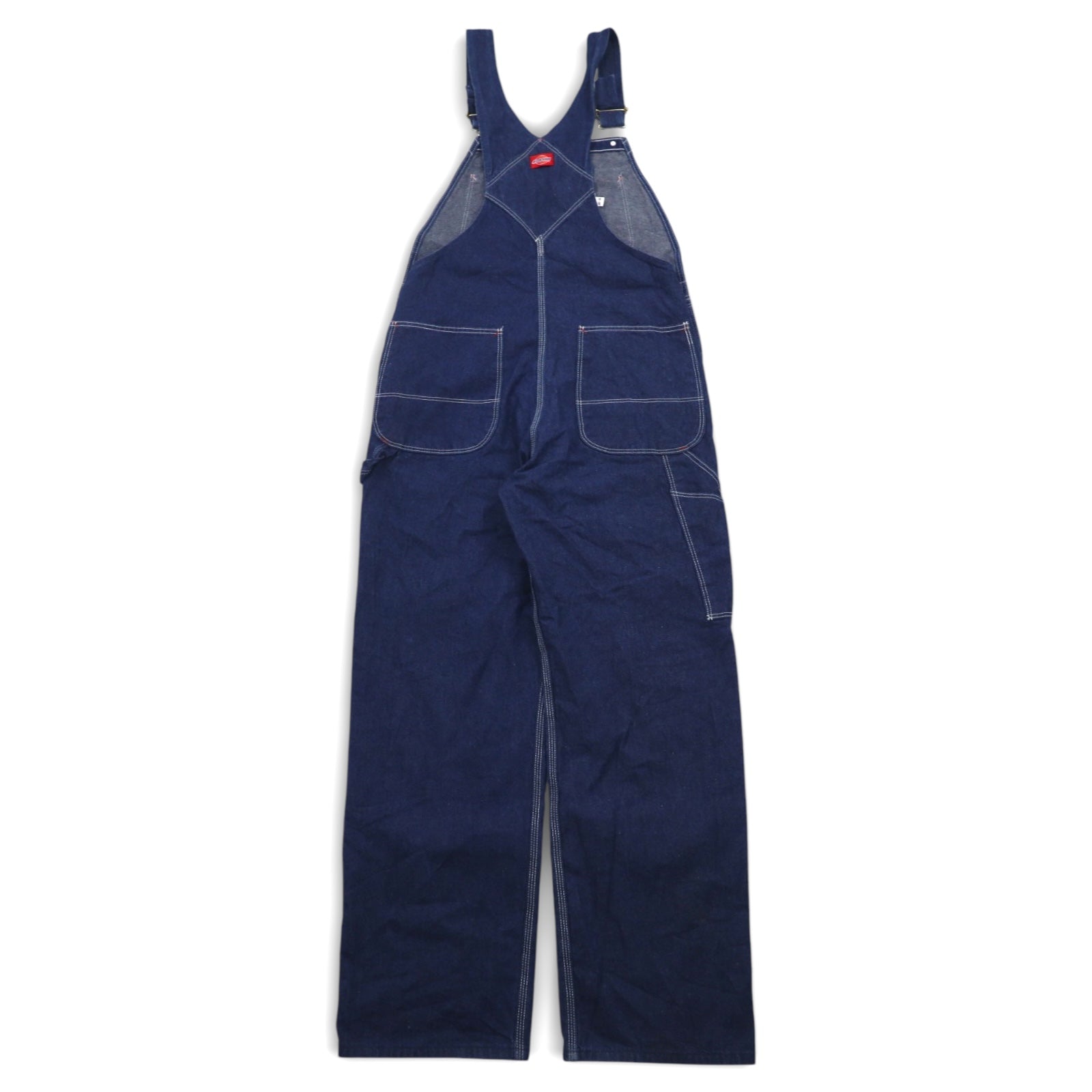 Dickies Anni '90 Salopette Denim da Pittore Made in USA XL Indaco Blu