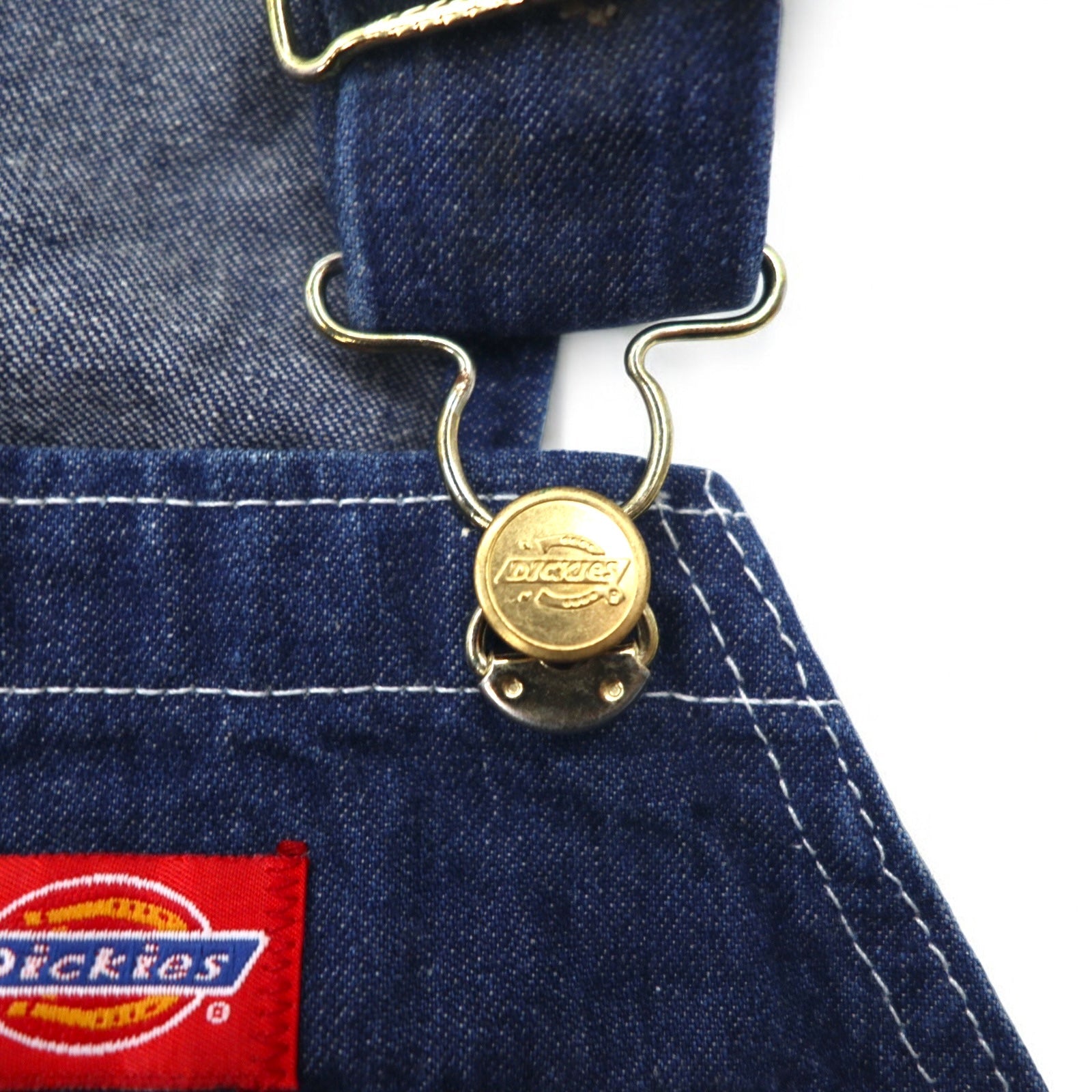 Dickies Anni '90 Salopette Denim da Pittore Made in USA XL Indaco Blu