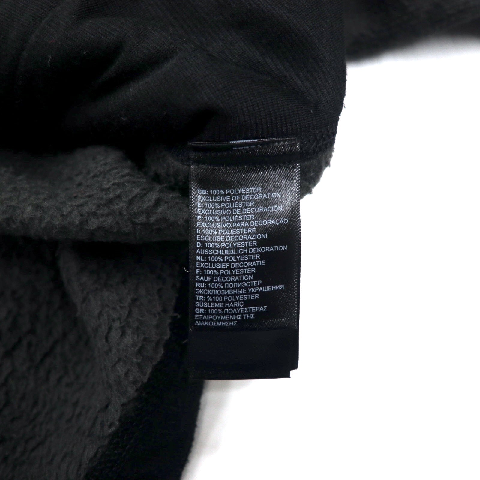 THE NORTH FACE フルジップ フリースジャケット L グレー ポリエステル ロゴ刺繍