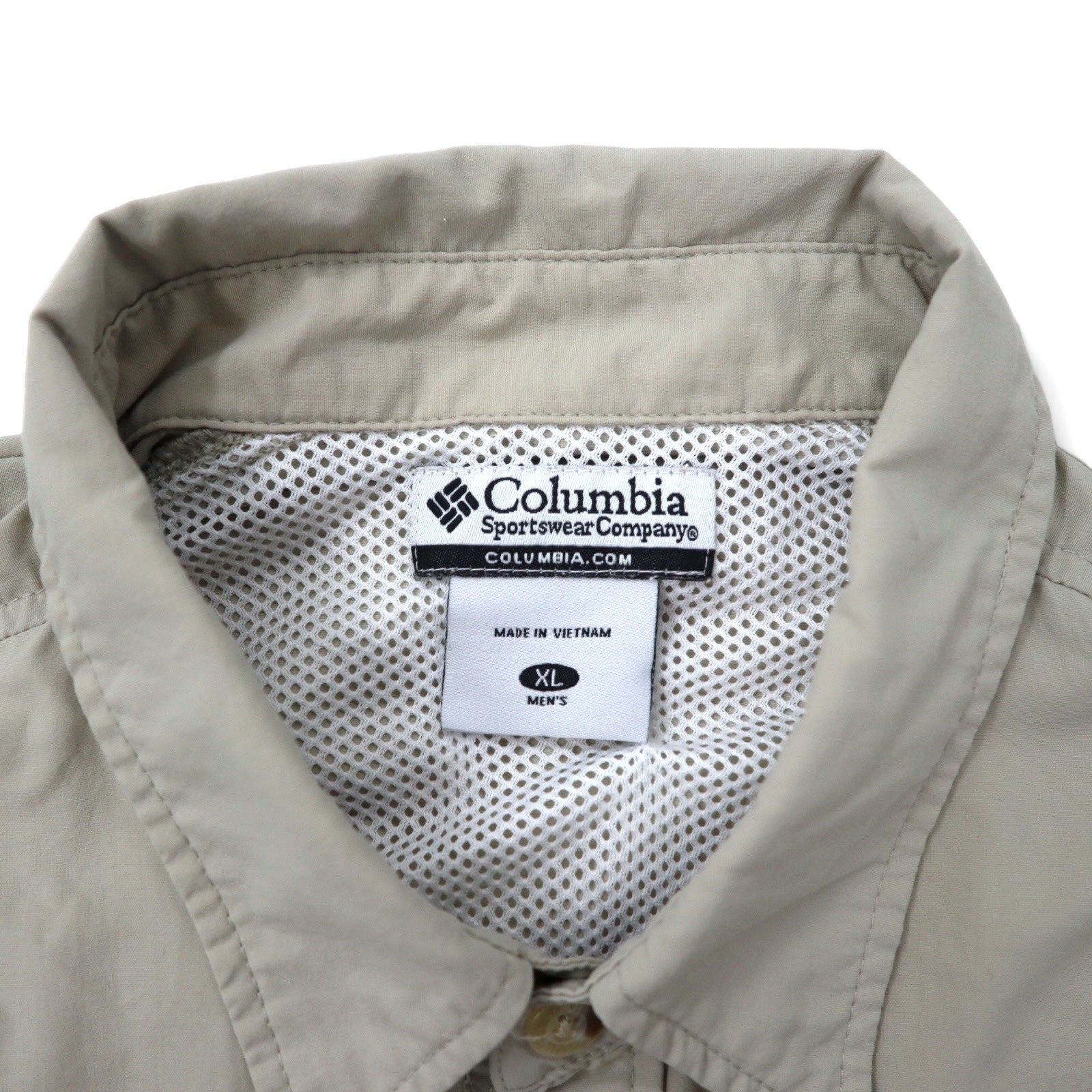 Columbia PFG Bahama II Maglia a Maniche Lunghe Camicia da Pesca XL Beige Nylon UPF 30+ Taglia Grande BAHAMA II L/S SHIRT FM7106