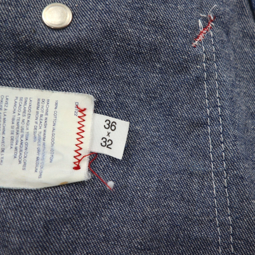 Dickies Anni '90 Salopette Denim da Pittore Made in USA XL Indaco Blu