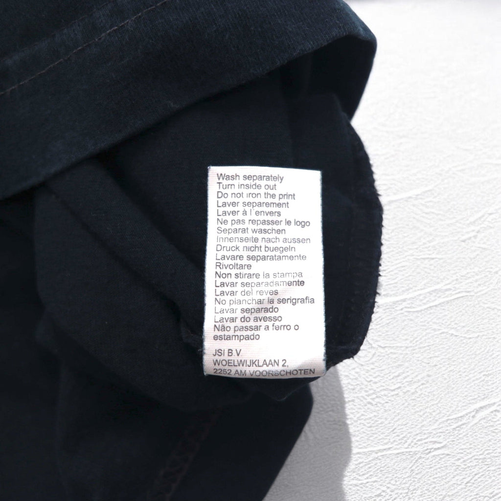 O'NEILL ヨーロッパ製 タートルネック ロングスリーブTシャツ ロンT L ブラック コットン