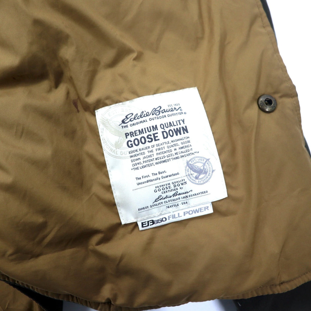 Eddie Bauer Piumino d'oca 650 fill power, giacca a camicia, taglia XS, marrone, poliestere, EB650