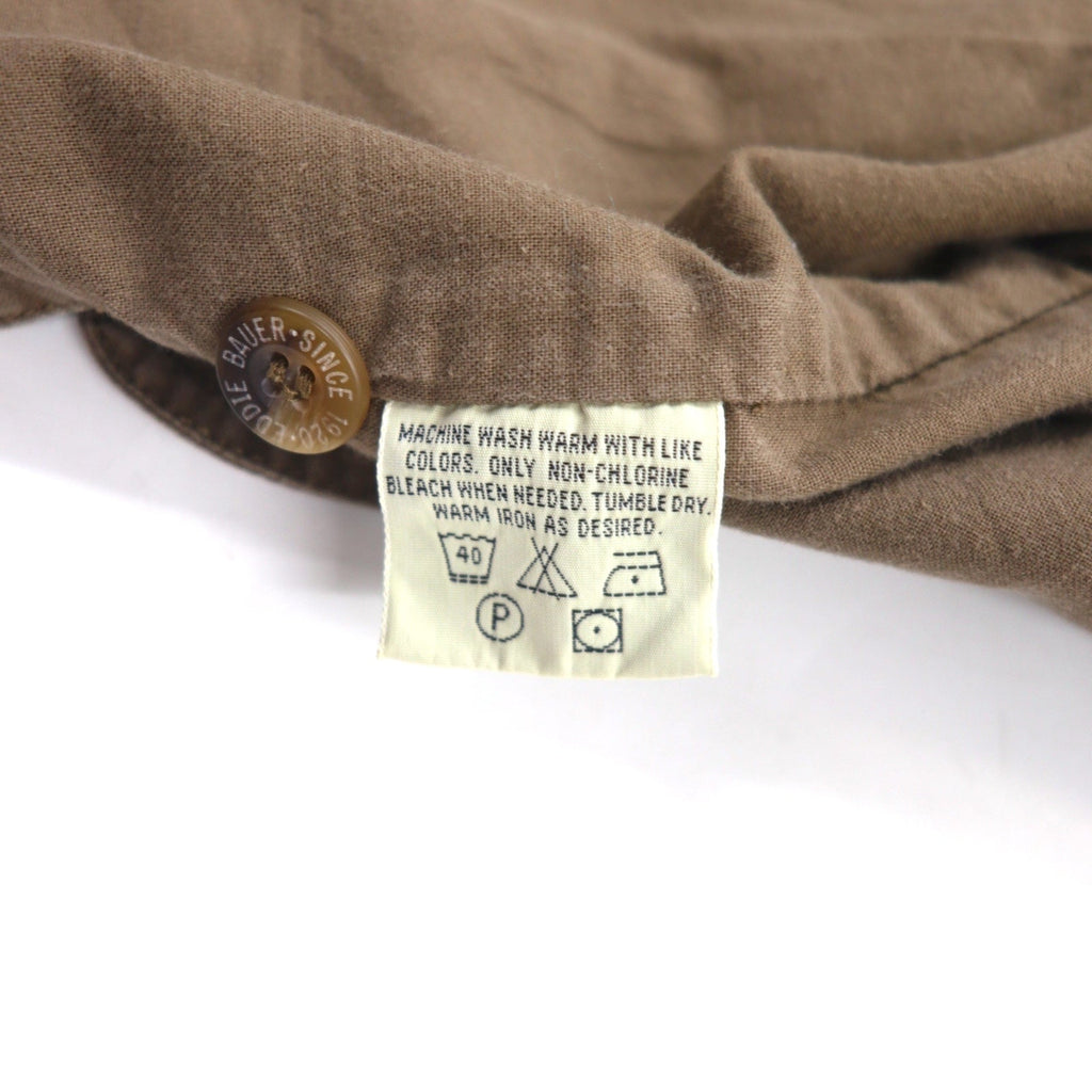 Gilet da pesca Eddie Bauer anni '90, taglia M, cachi, cotone, inserti in mesh, coulisse.