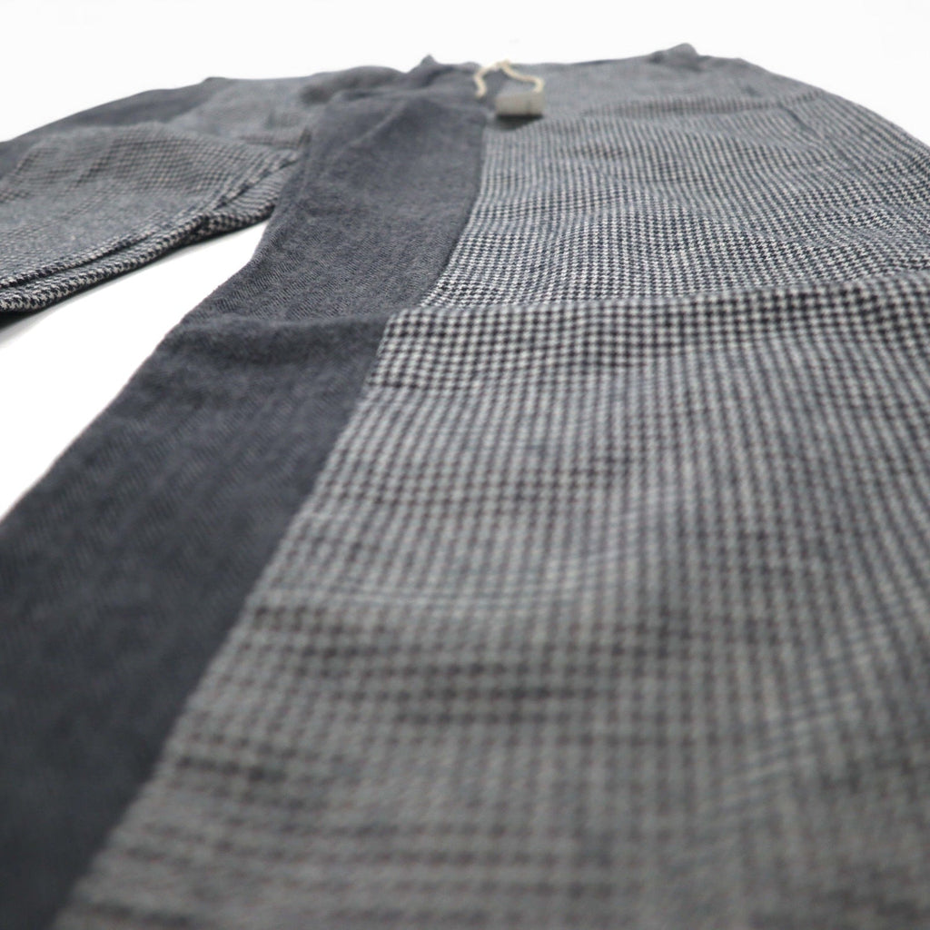 AiE ( Nepenthes ) 22AW USA製 クレイジーパターンパンツ Krazy Pant M グレー ヒッコリーストライプ ヘリンボーン 未使用品