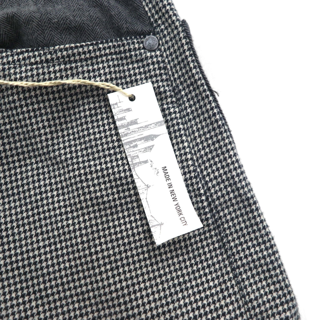 AiE ( Nepenthes ) 22AW USA製 クレイジーパターンパンツ Krazy Pant M グレー ヒッコリーストライプ ヘリンボーン 未使用品