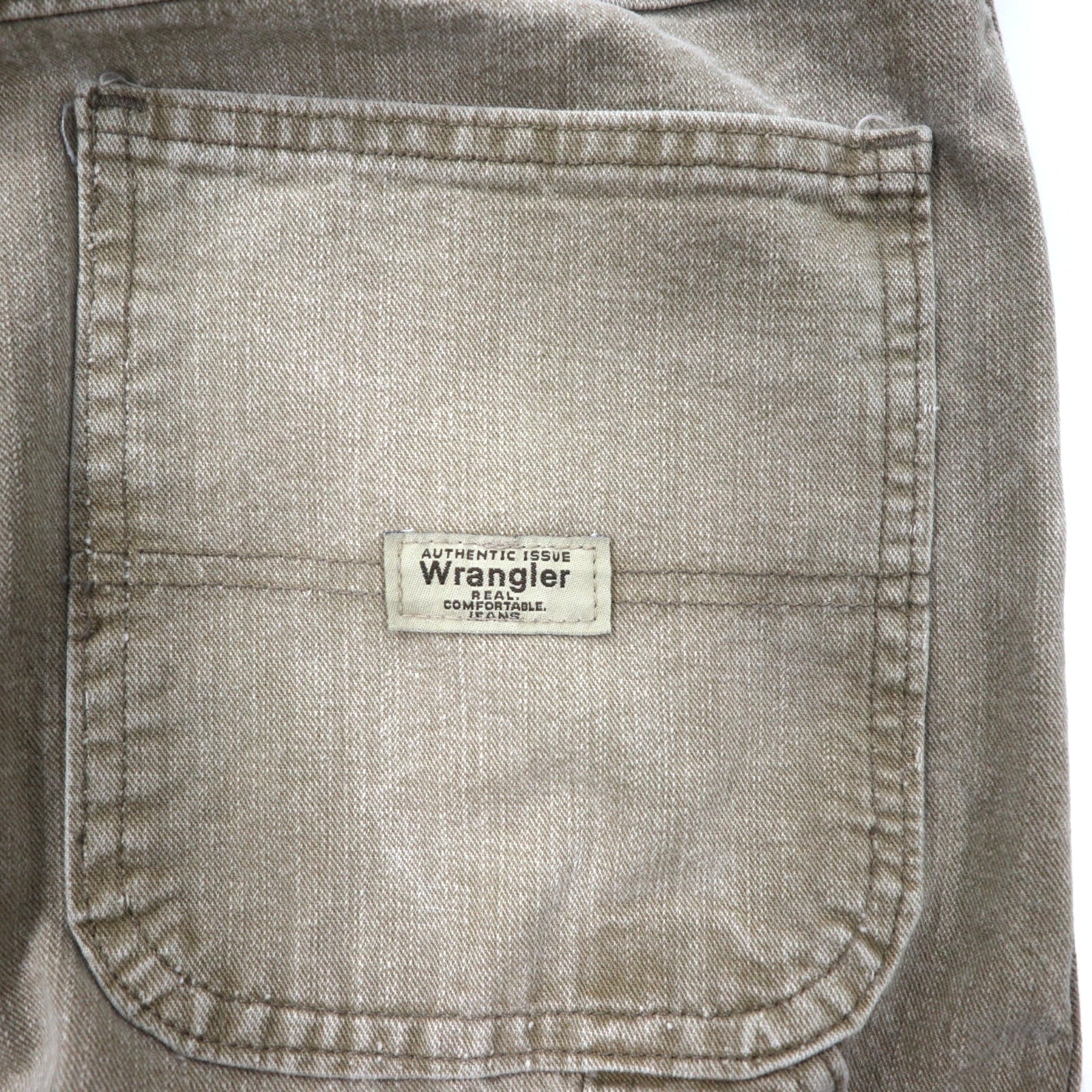 Wrangler Baggy Jeans Pantaloni da Lavoro 38 Cachi Cotone 94LSWTM Made in Mexico