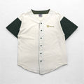 Badger Sportswear anni '90, maglia da baseball, taglia L, color crema, cotone, Made in USA