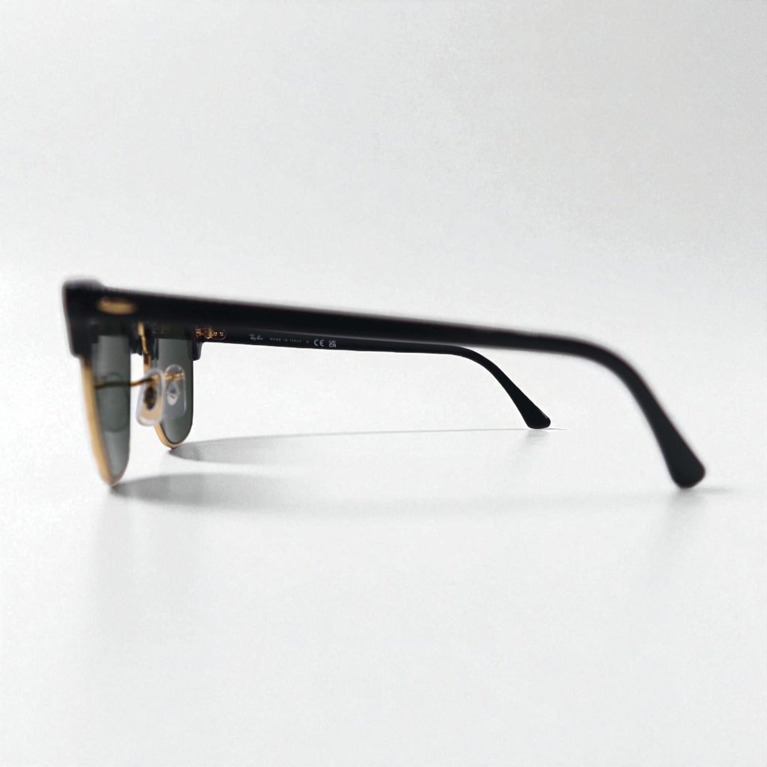 Ray-Ban クラブマスター CLUBMASTER ハーフリム サングラス ブラック RB3016 W0365 49-21 140 3N イタリア製