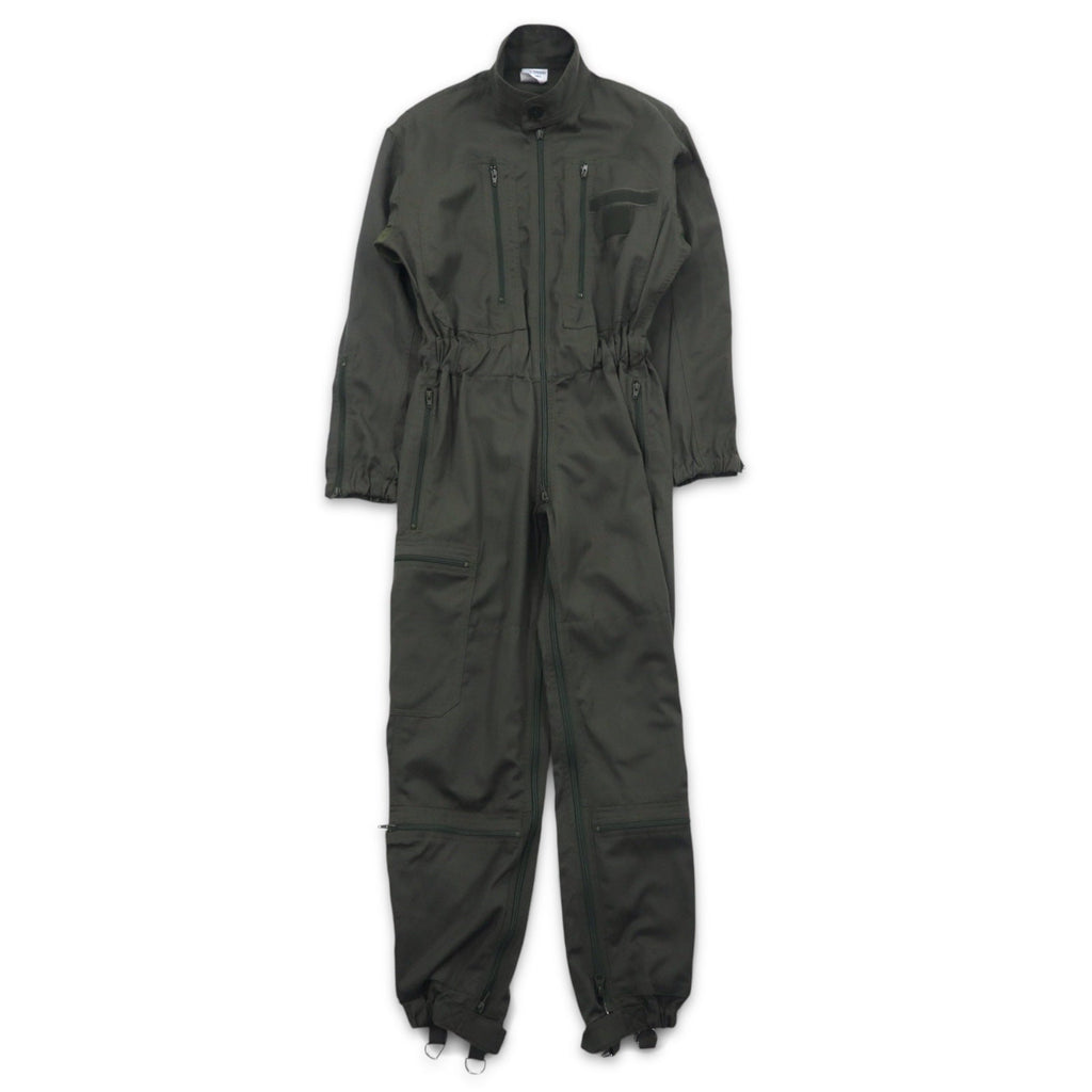 Vintage anni '90, militare francese, BIDERMANN UNIFORMES, tuta da volo dell'aeronautica militare francese, tuta intera, taglia S, color cachi, spina di pesce, militare, 93-10-056