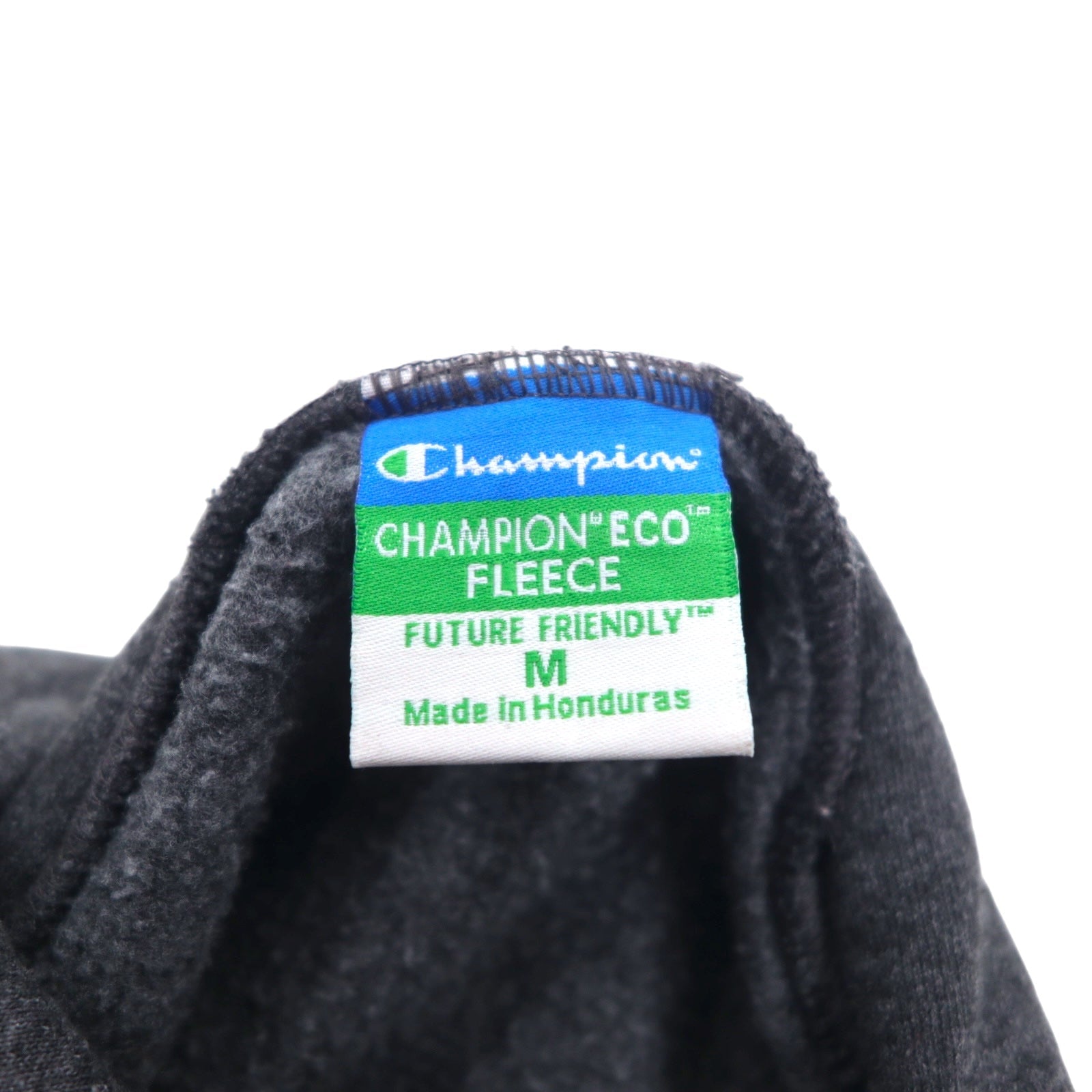CHAMPION ECO FLEECE Felpa con cappuccio stampata college M Grigio Cotone AKRON Logo ad arco Interno felpato