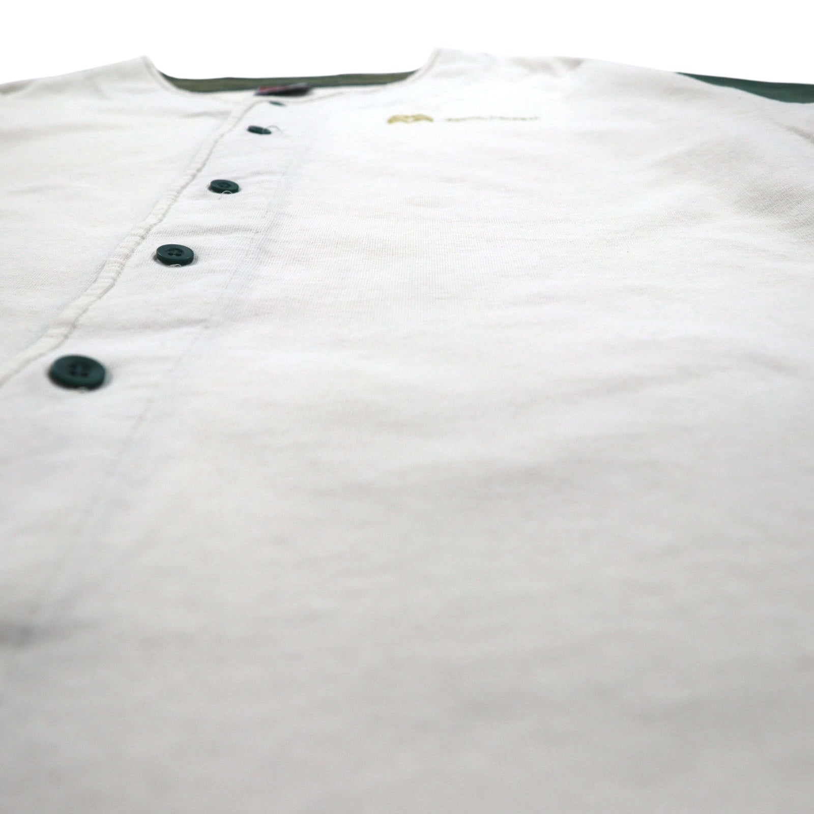 Badger Sportswear anni '90, maglia da baseball, taglia L, color crema, cotone, Made in USA