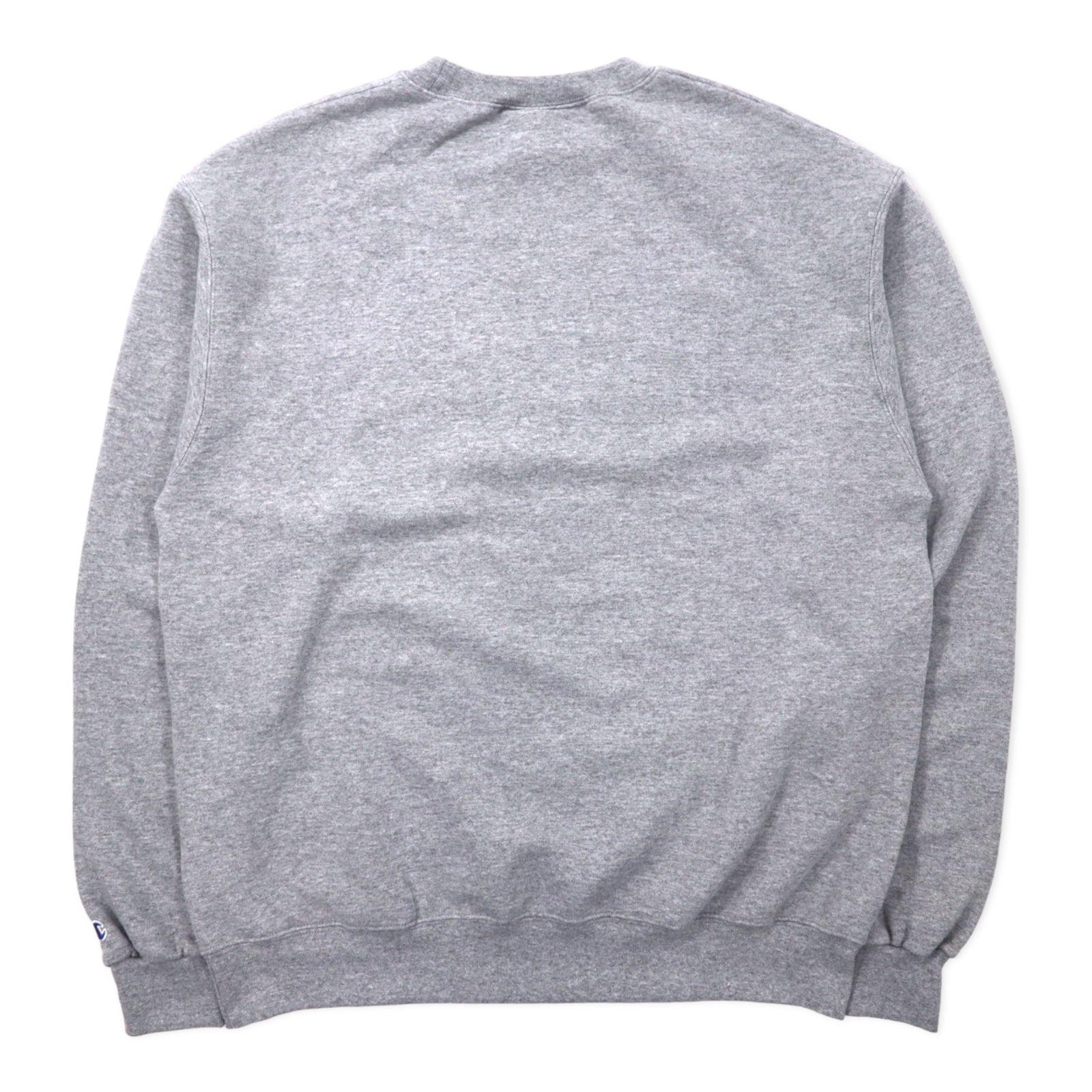 Felpa Champion con stampa universitaria 2XL grigia cotone felpato NCAA K-STATE DAD oversize made in El Salvador