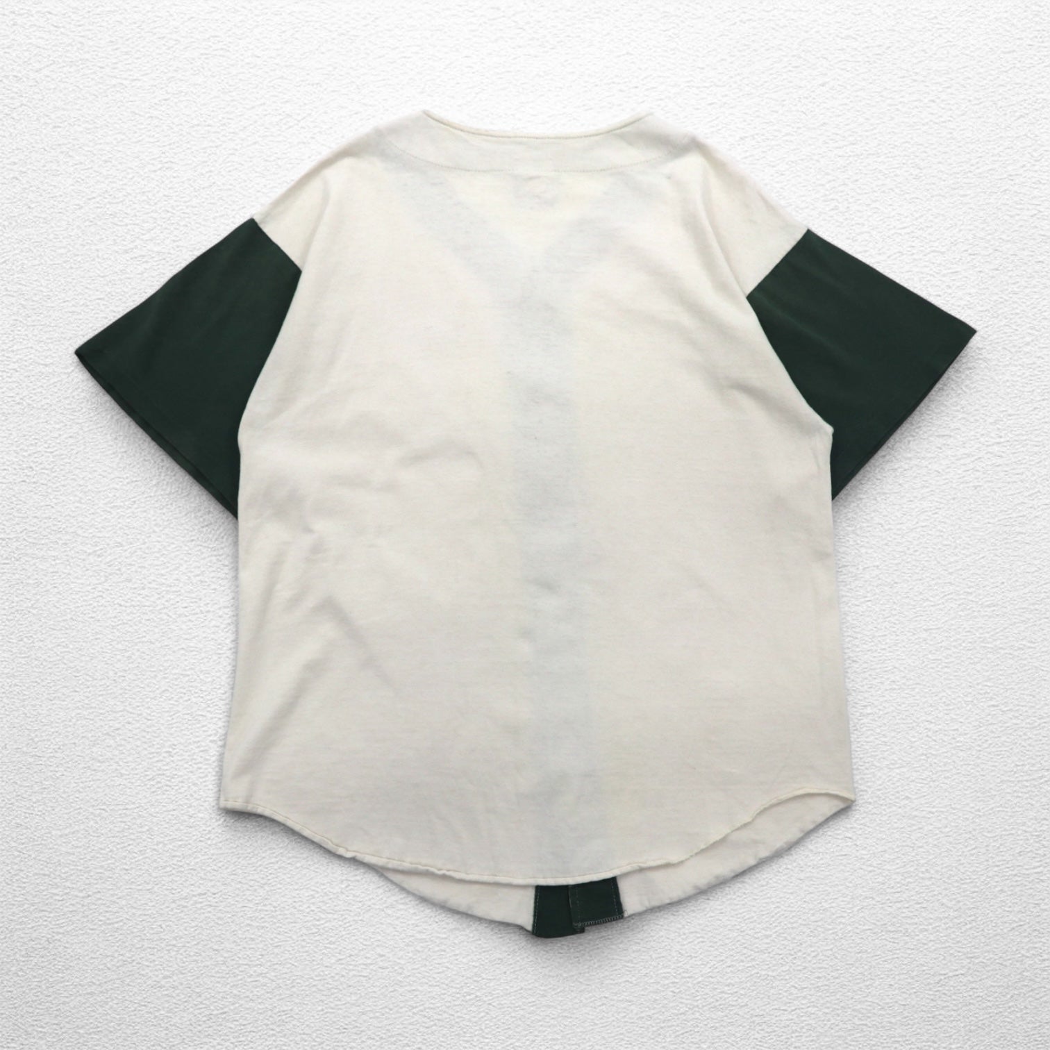Badger Sportswear anni '90, maglia da baseball, taglia L, color crema, cotone, Made in USA