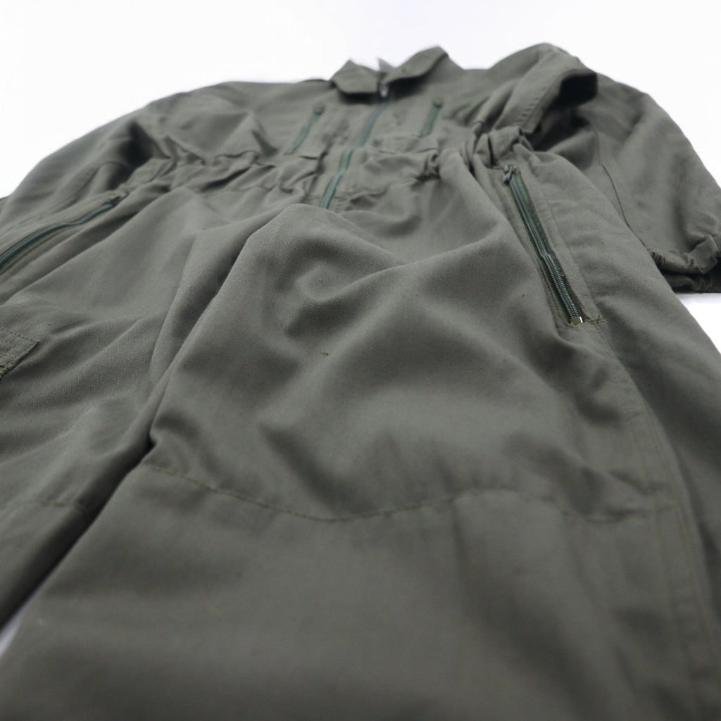 Vintage anni '90, militare francese, BIDERMANN UNIFORMES, tuta da volo dell'aeronautica militare francese, tuta intera, taglia S, color cachi, spina di pesce, militare, 93-10-056