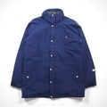 THE NORTH FACE 80年代 茶タグ USA製 ゴアテックス GORE-TEX 中綿 レインコート インサレーションジャケット L ネイビー ナイロン 防水