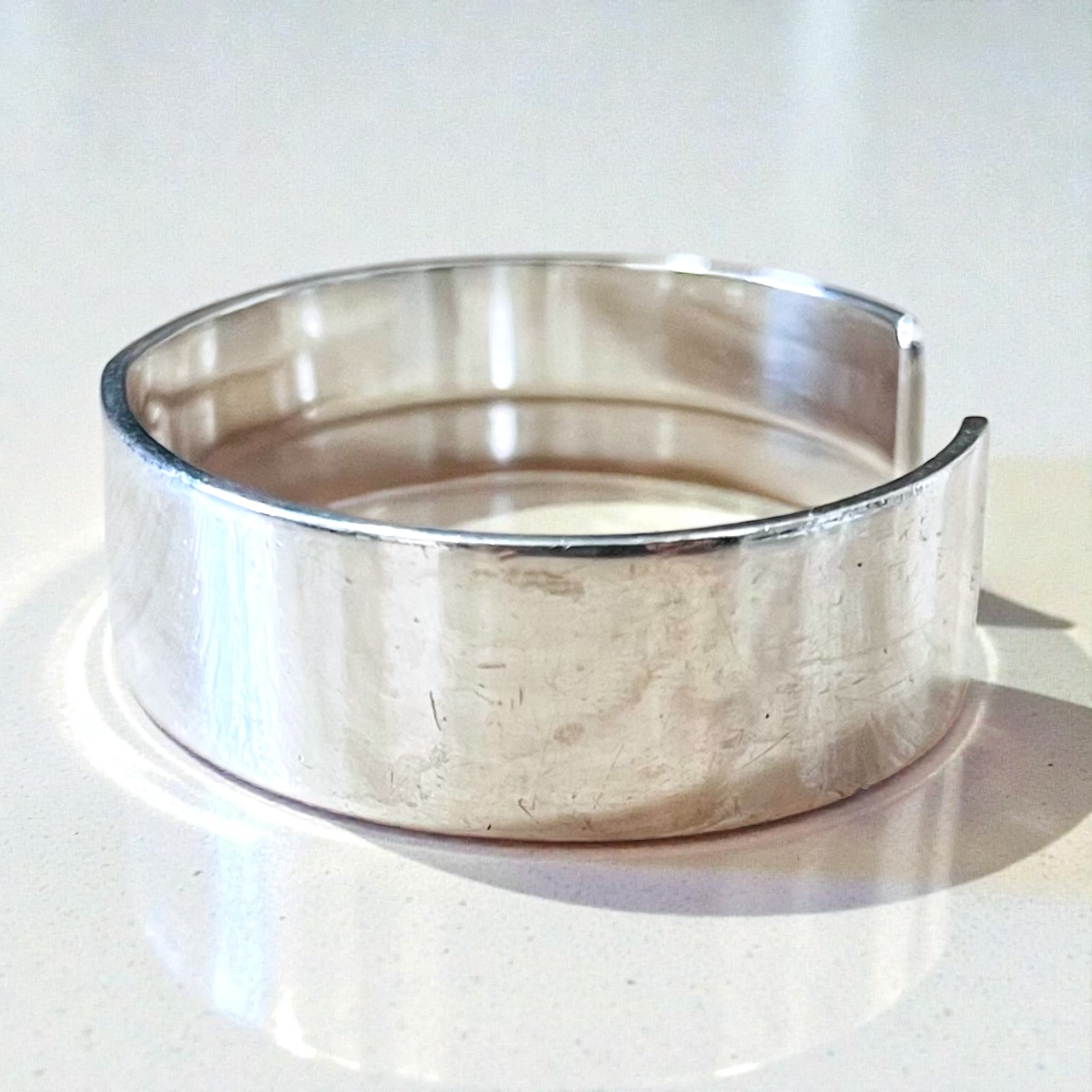GUCCI 90年代 トムフォード期 オープン バングル カフブレスレット SILVER 925 シルバー イタリア製