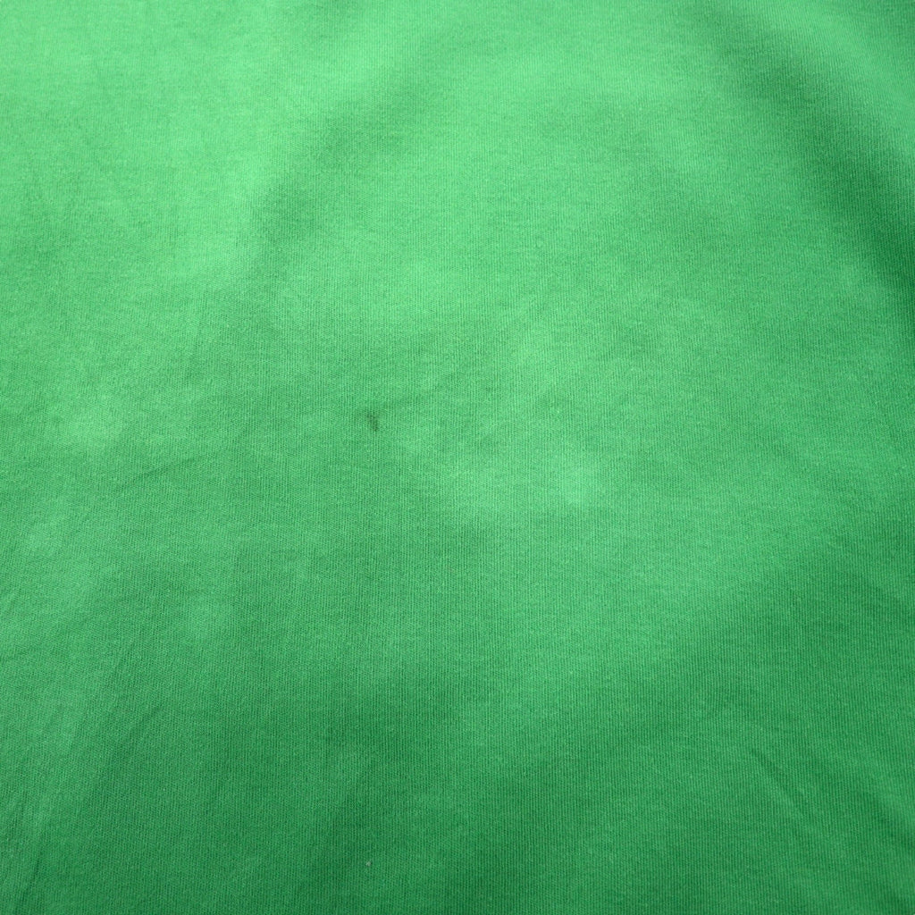 LACOSTE Felpa Mezza Zip Verde Cotone Logo Ricamato 9 5191L Oversize Made in Perù