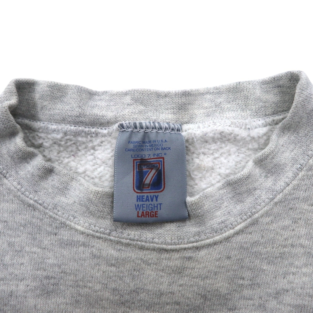 LOGO7 90年代 USA製 NFL スウェット L グレー GREEN BAY PACKERS グリーンベイ・パッカーズ