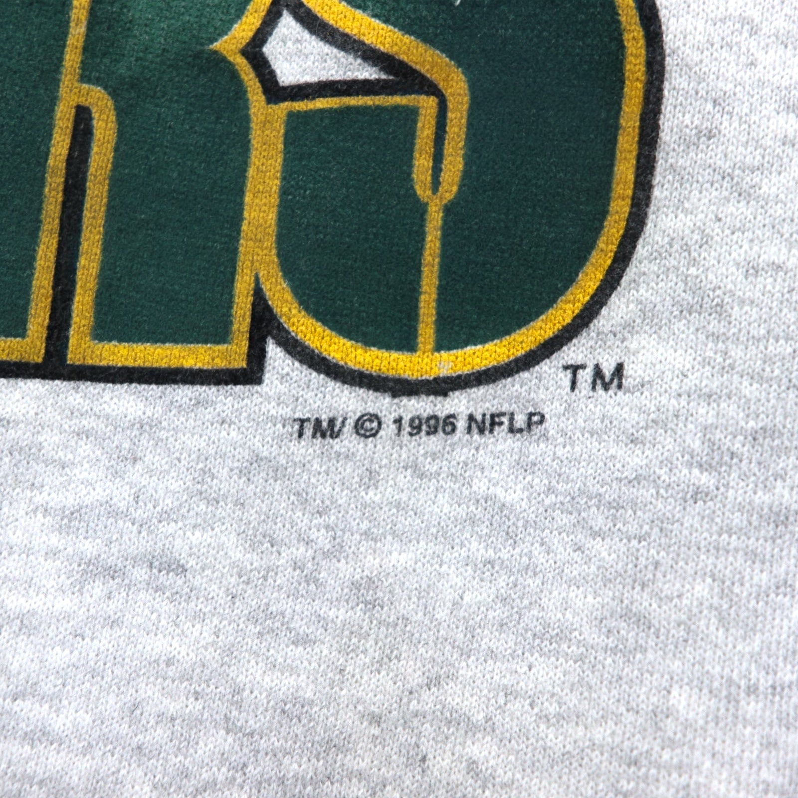 LOGO7 anni '90, made in USA, felpa NFL taglia L, grigio, GREEN BAY PACKERS