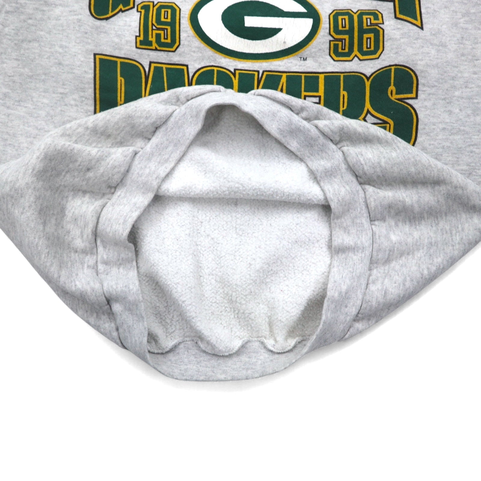 LOGO7 anni '90, made in USA, felpa NFL taglia L, grigio, GREEN BAY PACKERS