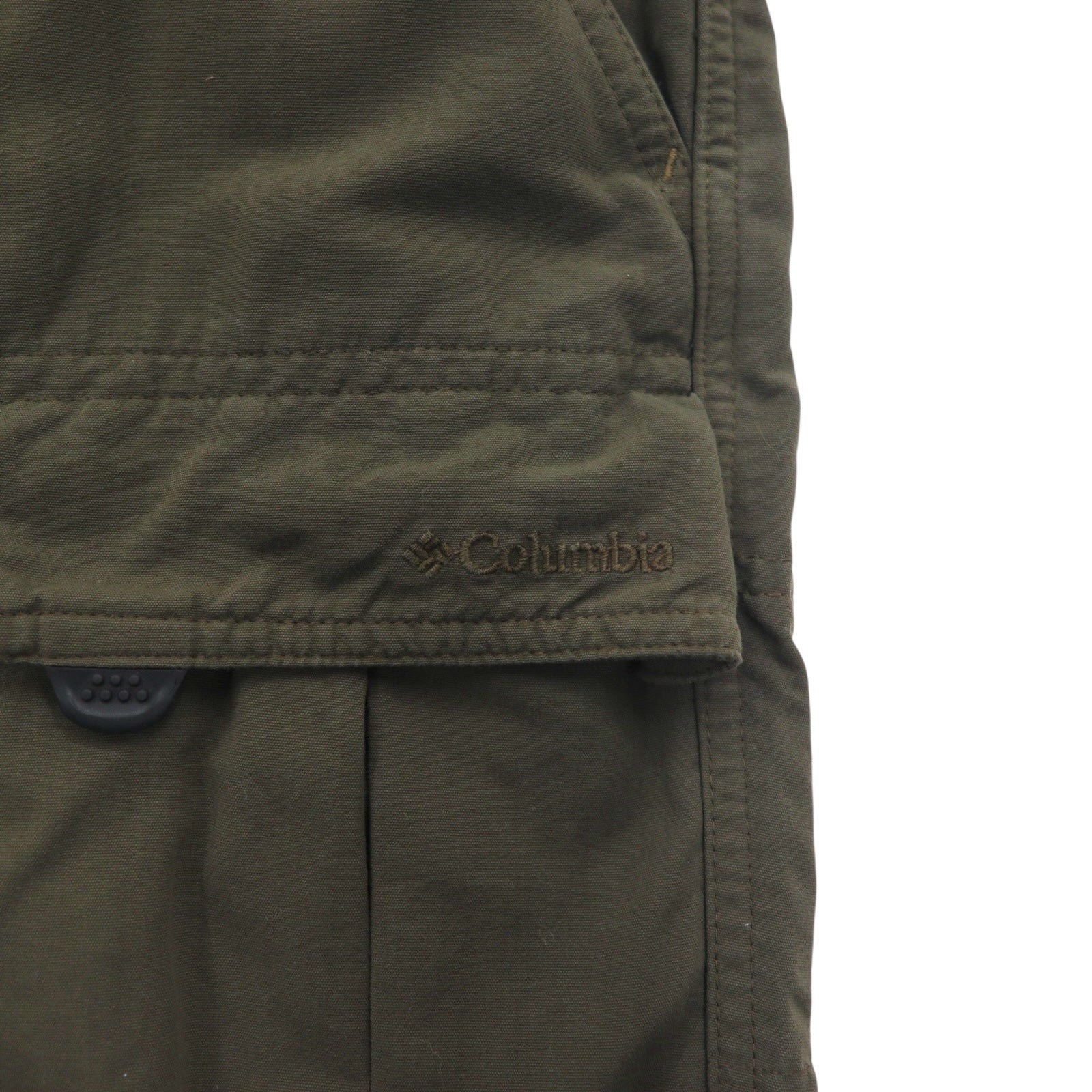 Columbia 00年代 2WAY コンバーチブル カーゴパンツ ショートパンツ L ナイロン TM8248 TITANIUM