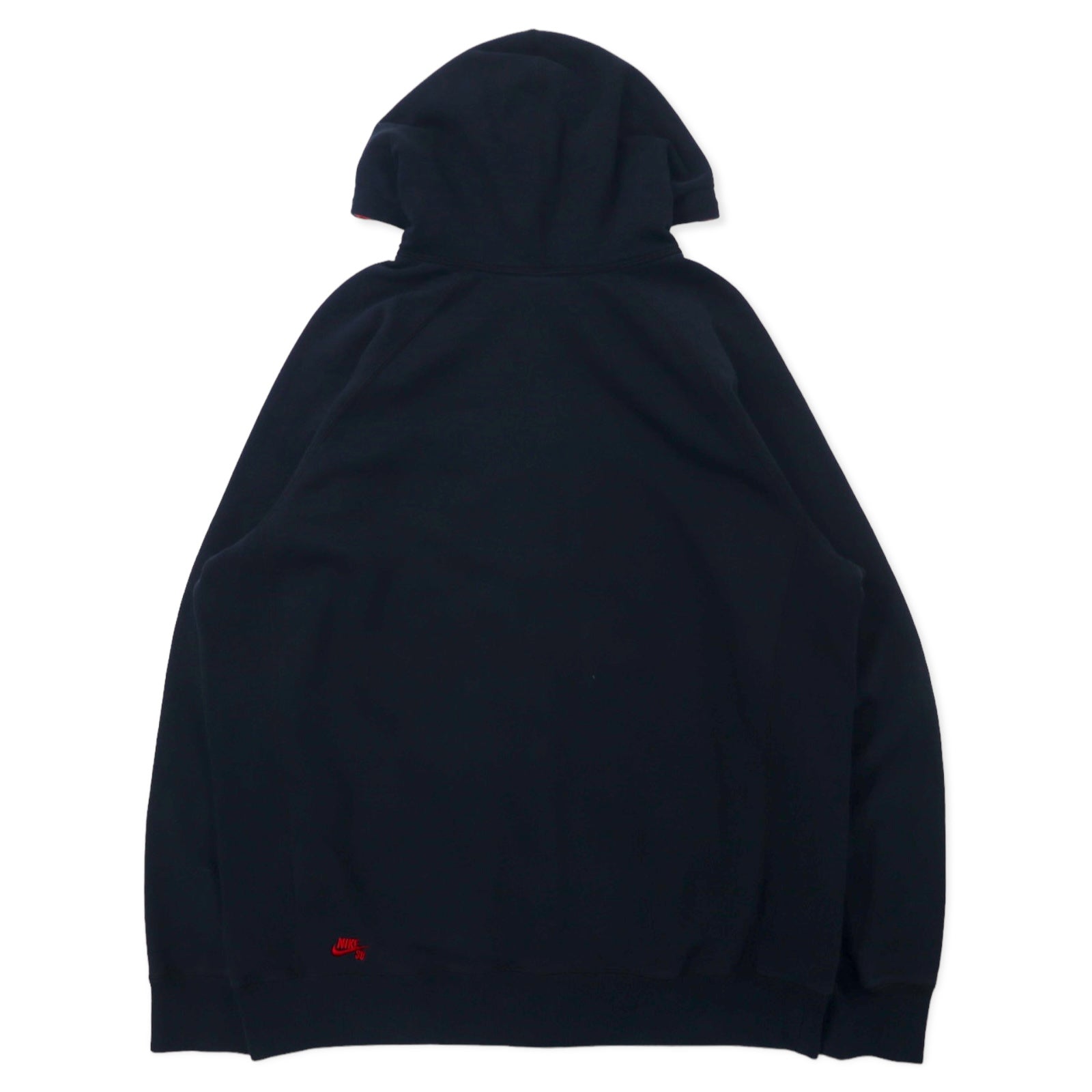 NIKE SB Felpa con cappuccio full zip Reverse Weave XL nera cotone felpato 384047-010