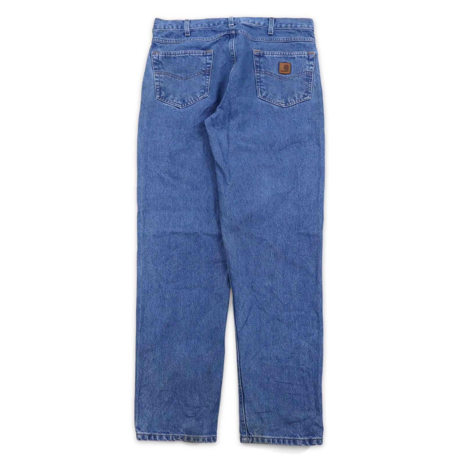 Carhartt jeans affusolati taglia L indaco blu TRADITIONAL FIT B18 STW made in Nicaragua