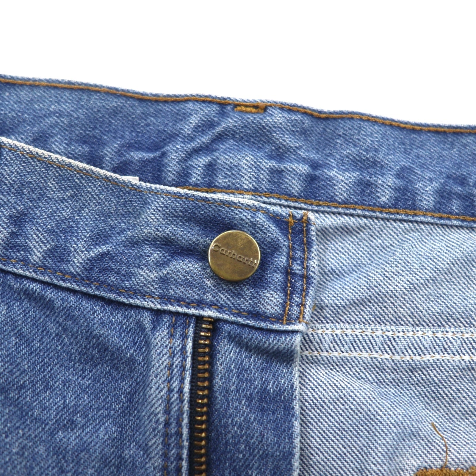Carhartt jeans affusolati taglia L indaco blu TRADITIONAL FIT B18 STW made in Nicaragua
