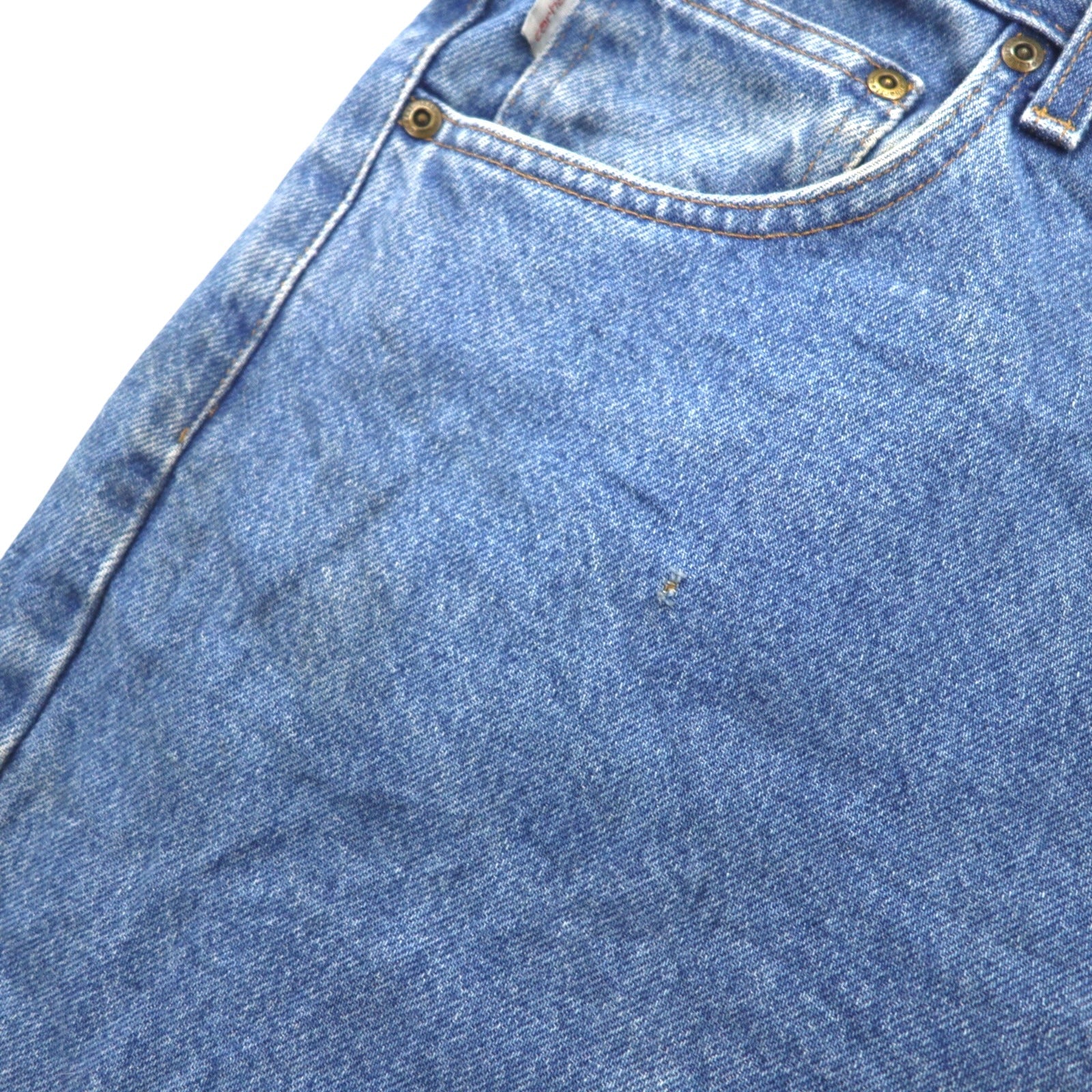 Carhartt jeans affusolati taglia L indaco blu TRADITIONAL FIT B18 STW made in Nicaragua