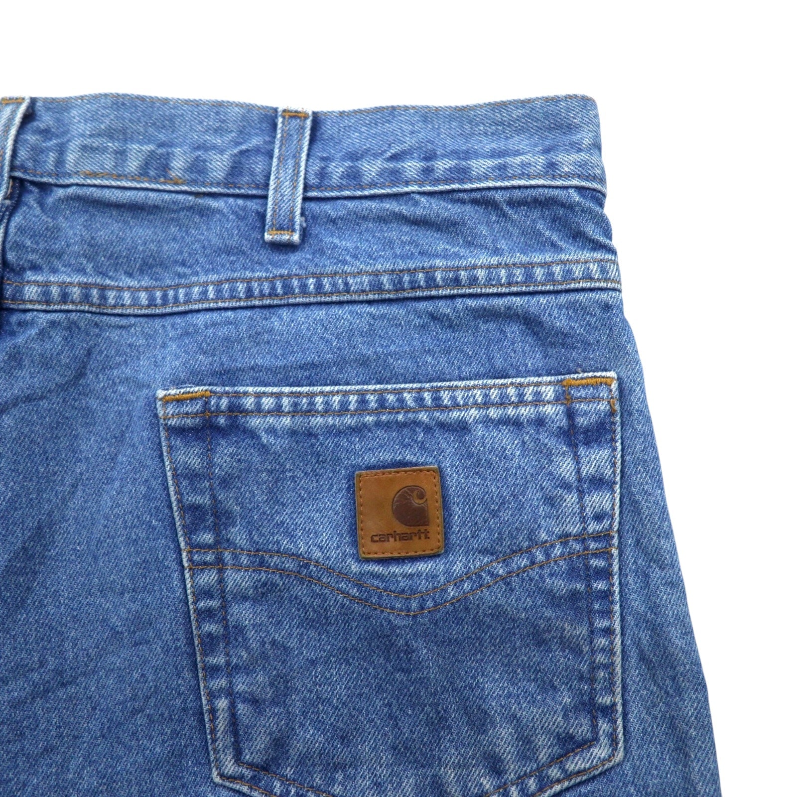 Carhartt jeans affusolati taglia L indaco blu TRADITIONAL FIT B18 STW made in Nicaragua