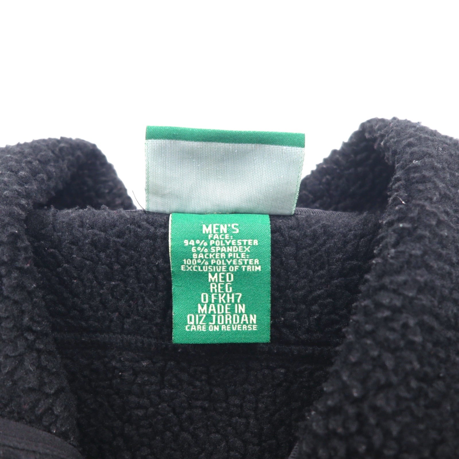 L.L.Bean anni '90 POLARTEC Giacca softshell con fodera in pile M Nera Prodotto in Giordania