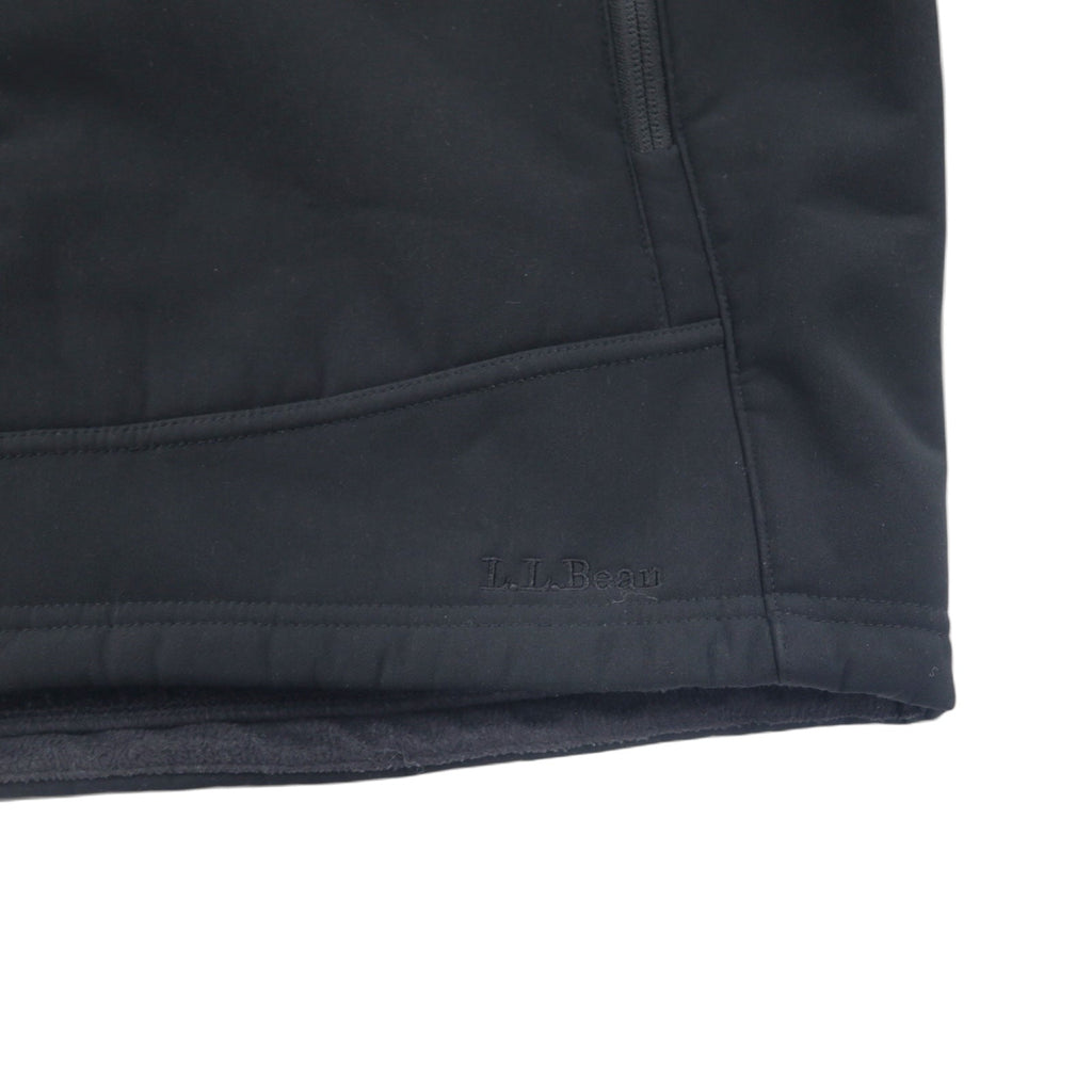 L.L.Bean anni '90 POLARTEC Giacca softshell con fodera in pile M Nera Prodotto in Giordania