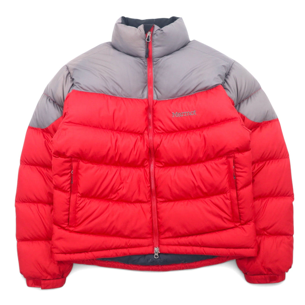 Marmot Piumino bicolore S rosso poliestere logo ricamato doppia zip coulisse