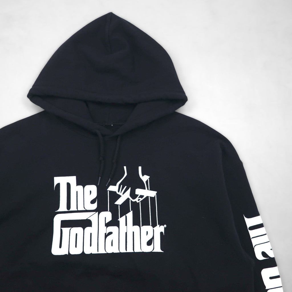 The Godfather ゴッドファーザー ムービー プリント プルオーバー パーカー L ブラック RIPPLE JUNCTION